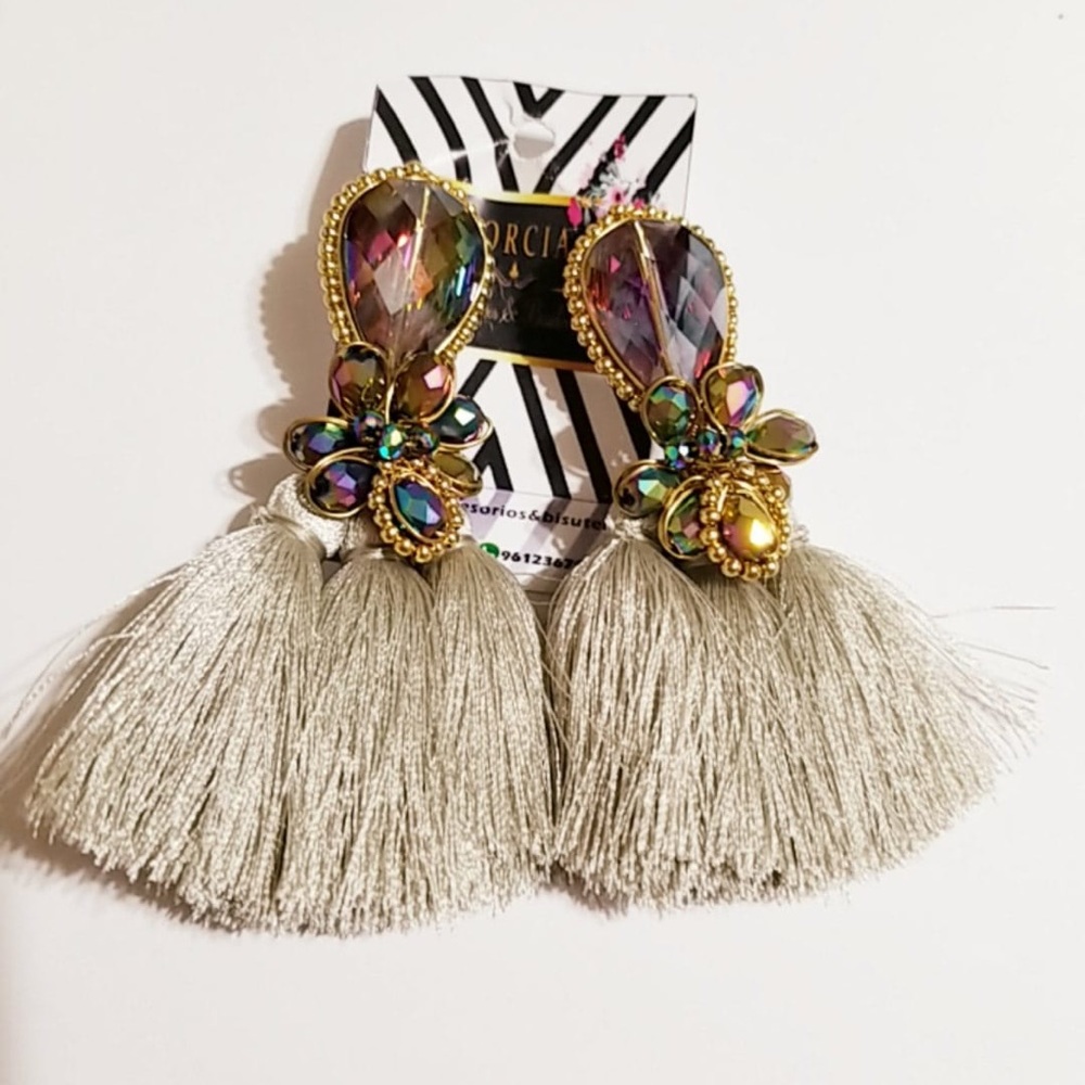 Tassel earrings, 100% handmade